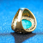 Anillo Turquesa Oro - Vignette | Jeevany