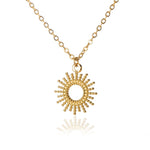 Colgante Sol Mujer Oro - Vignette | Jeevany